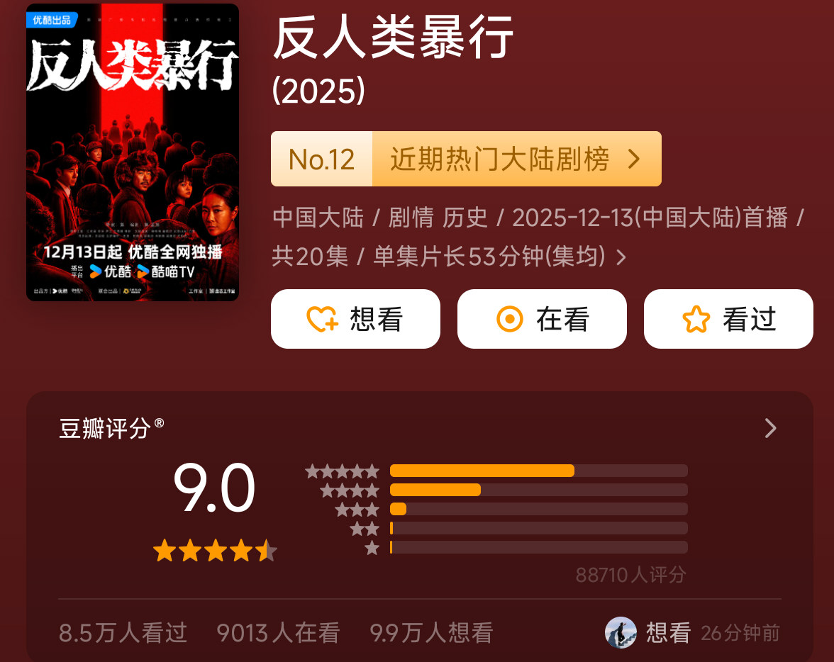 Anti-Human Atrocities: Korean Audience Reacts to Chinese Drama on Unit 731s Crimes