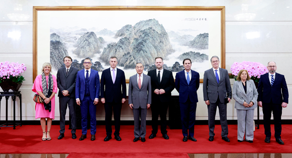 Wang Yi Meets European Parliament Delegation: China-EU Relations Focus on Stability and Cooperation