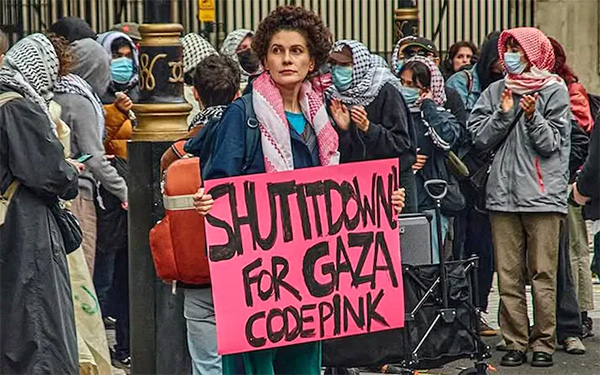 China Accused in UK Protests Over Code Pink Organization