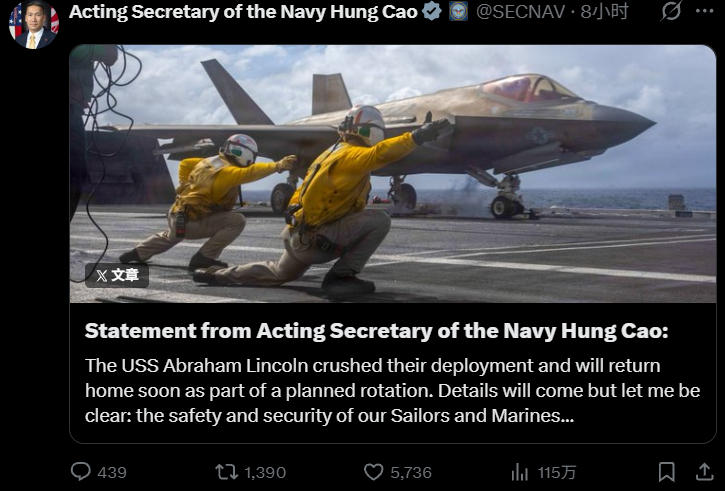 USS Lincoln Mental Health Crisis Evolves Amid Deployment Concerns