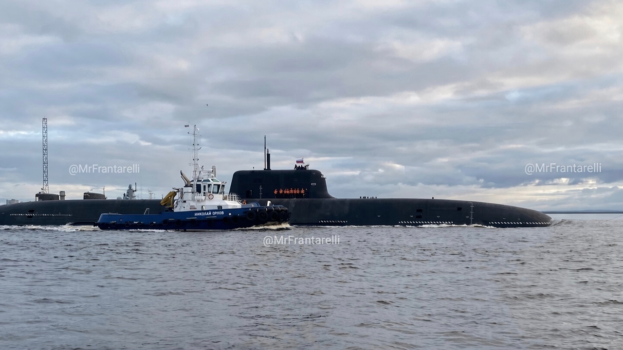 Russias Khabarovsk Nuclear Sub Starts Factory Navigation Test