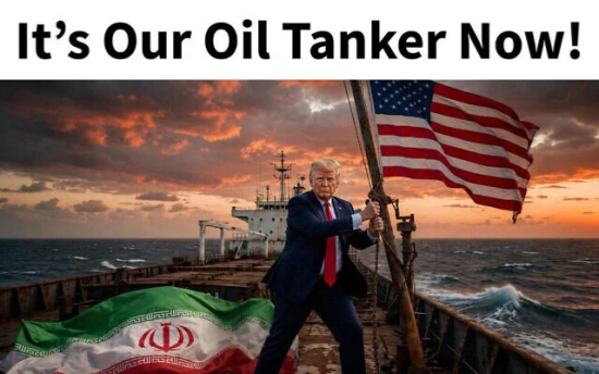 US President Trump Uses AI to Threaten Iranian Oil Hub