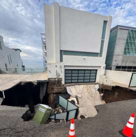 Nicolas Cages Malibu Mansion Suffers Ground Subsidence