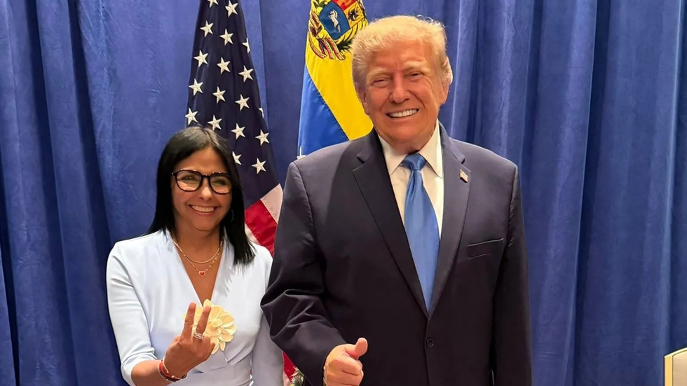Trump Meets With Venezuelan Interim President in UN General Assembly