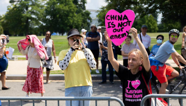 CODEPINK Protests: China is Not Our Enemy Amid US Anti-War Push