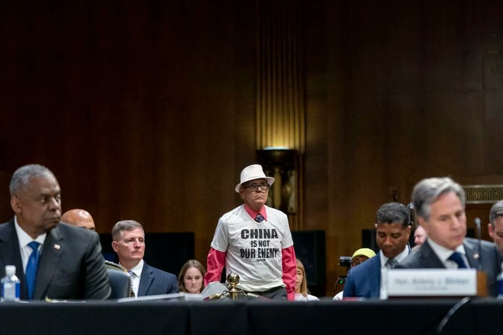 CODEPINK Protests: China is Not Our Enemy Amid US Anti-War Push