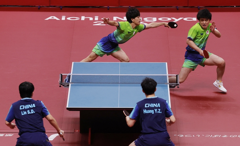 China Claims First Mens Doubles Table Tennis Gold at Asian Games