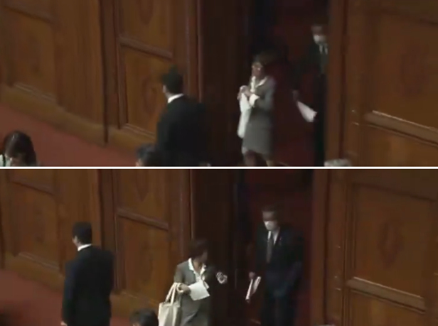 Japanese Senators Physical Contact Sparks Sexual Harassment Controversy