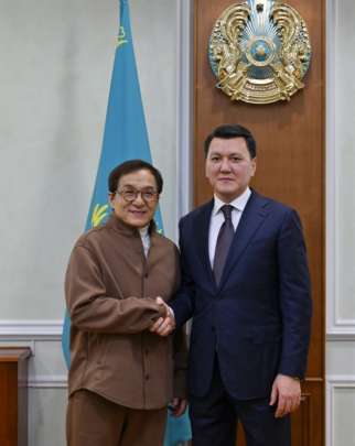 Jackie Chan Films Flying Eagle Plan: Ultimate in Kazakhstan