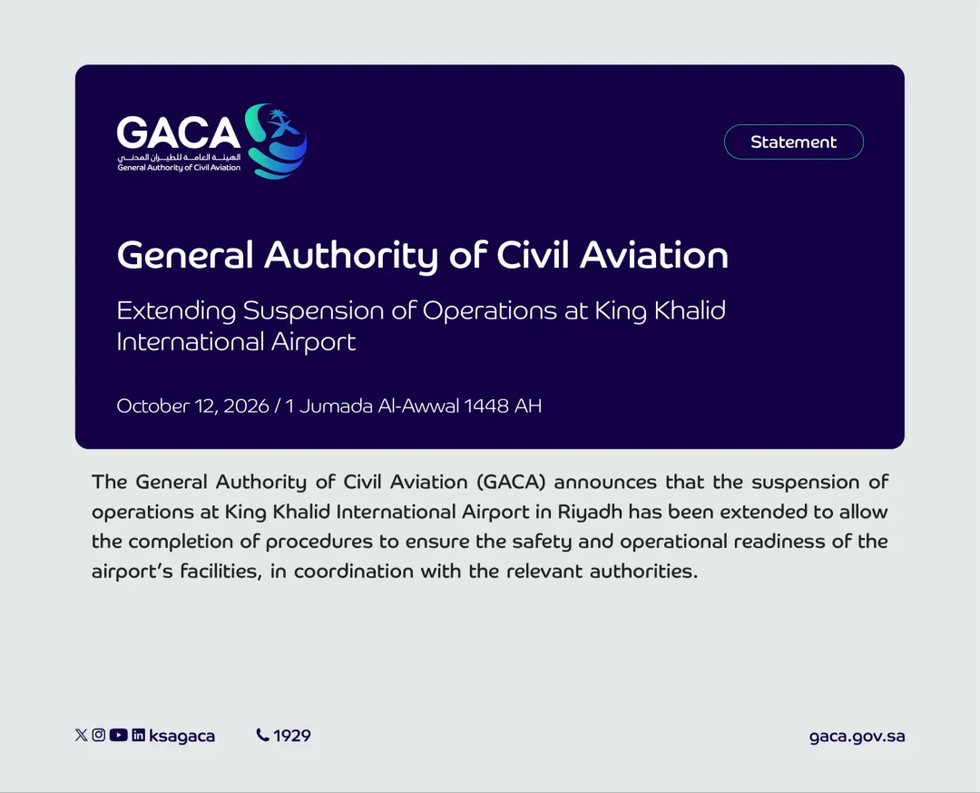 Saudi Civil Aviation Authority Extends Airport Operations